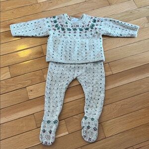 Zara 3-6 Month Baby Knit Set